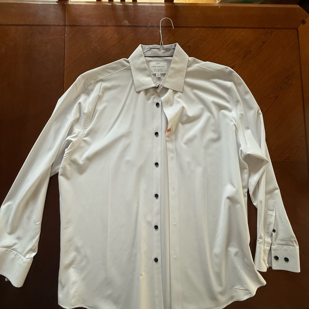 CON.STRUCT Men’s Slim Fit Dress Shirt – XL (17–17½ | 34–35)